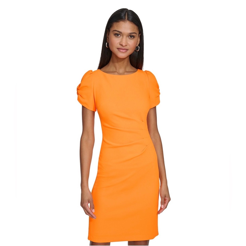 KARL LAGERFELD PARIS
Women’s puff-sleeve sheath dress